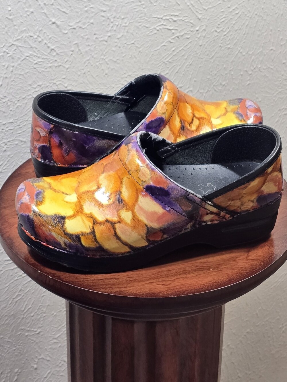 Dansko Absract Floral Nursing Clogs Nurse Shoes Slip Resistant Comfort EU 37 - Picture 5 of 10